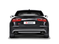 Akrapovic 13-17 Audi S6 Avant/Limousine (C7) Evolution Line Cat Back (Titanium) w/ Carbon Tips - S-AU/TI/6H