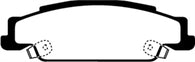 EBC 05-08 Pontiac Grand Prix 5.3 Redstuff Rear Brake Pads - DP31646/2C