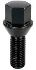 Project Kics 28MM THREAD / 52MM TOTAL Black Special Wheel Lug Bolt For Bmw - 12X1.50 - W301B17