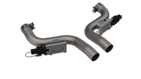 QTP 11-18 Dodge Challenger/Charger 5.7L 2.5in 304SS Aggressor Cutout Dual Mid Pipes - 530011