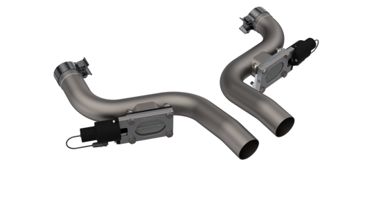 QTP 11-18 Dodge Challenger/Charger 5.7L 2.5in 304SS Aggressor Cutout Dual Mid Pipes - 530011