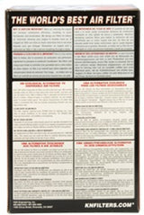 K&N Universal Chrome Oval Tapered Air Filter - 2in Flg ID x 4in OS L 3in OS W x 2.75in H - RC-1824