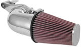 K&N 2017 Harley-Davidson H/D Touring Models Aircharger Performance Intake - Chrome - 63-1138C