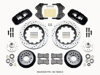 Wilwood AERO6 Front Hub Kit 15.00 Drilled WWE ProSpindle - 140-15025-D