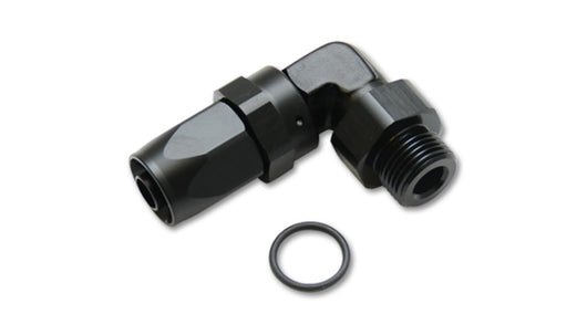 Vibrant Male -8AN 90 Degree Hose End Fitting - 9/16-18 Thread (6) - 24904