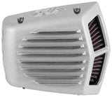 K&N Street Metal Intake System 01-16 Harley Davidson Shaker Silver H/D Softail/Dyna Fl - RK-3950S