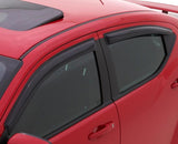 AVS 13-17 Nissan Sentra Ventvisor Outside Mount Window Deflectors 4pc - Smoke - 94248