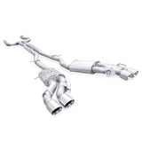 Stainless Works 2016-18 Cadillac CTS-V Sedan Catback System Resonated X-Pipe Dual-Mode Mufflers - CTSV16CB