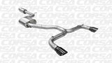 Corsa 14-15 Volkswagen GTI Mk7 Black Sport 3.0in Cat-Back Dual Rear Exit with Single Pro-Series Tips - 14834BLK