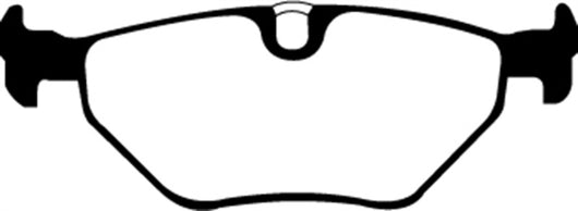 EBC 01-03 BMW 525i 2.5 (E39) Ultimax2 Rear Brake Pads - UD1239