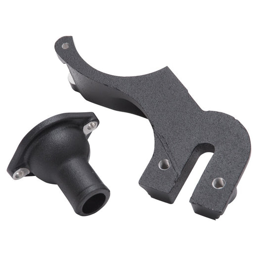 Edelbrock Generator Offset Kit Ford Flathead49-53 Satin Black - 11463