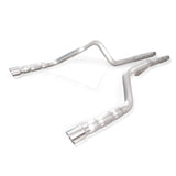 Stainless Works 2011-14 Mustang GT/2011-2012 Shelby GT500 3in Catback Retro Chambered Mufflers - M12CB3