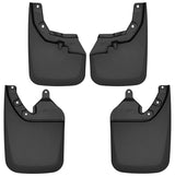 Husky Liners 2016-2017 Toyota Tacoma w/ OE Fender Flares Front and Rear Mud Guards - Black - 56946
