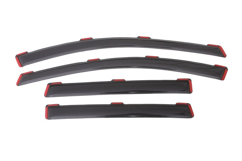 AVS 13-18 Ford Escape Ventvisor In-Channel Front & Rear Window Deflectors 4pc - Smoke - 194383
