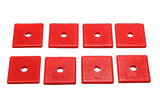 Energy Suspension Pad 2in Sq X 7/16in Id X 1/4in H - Red - 9.9533R