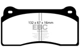 EBC 99-03 Aston Martin DB7 5.9 Redstuff Front Brake Pads - DP31110C
