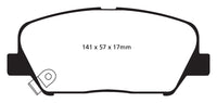 EBC 09+ Hyundai Genesis Coupe 2.0 Turbo Redstuff Front Brake Pads - DP31856C