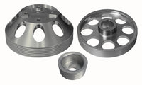 Torque Solution Lightweight WP/Crank/Alt Pulley Combo (Silver): Hyundai Genesis Coupe 3.8 2010+ - TS-GEN-006S