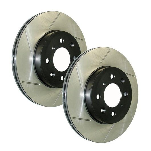 StopTech Power Slot 02-06 Mini Cooper/Mini Cooper S Front Left SportStop Slotted Rotor - 126.34067SL