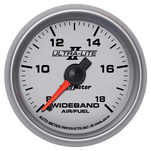 Autometer Ultra-Lite II 2 1/16in 8:1-18:1 AFR Analog Wideband FSE Air/Fuel Ratio Gauge - 4970
