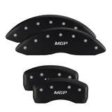 MGP 4 Caliper Covers Engraved Front & Rear MGP Red finish silver ch - 14235SMGPRD