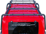 MBRP 07-10 Jeep Wrangler JK Front Roof Rack Extension (2 Door) Black Coated - 131040