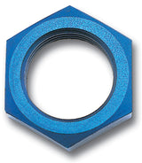 Russell Performance -10 AN Bulkhead Nuts 7/8in -14 Thread Size (Blue) - 661910