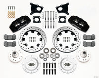 Wilwood Dynapro 6 Front Hub Kit 12.19in Drilled AMC 71-76 OE Disc w/o Bendix Brakes - 140-13554-D