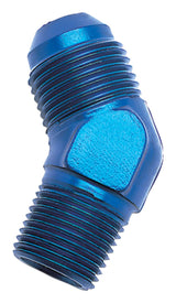 Russell Performance -6 AN to 3/8in NPT 45 Degree Flare to Pipe Adapter - 662390