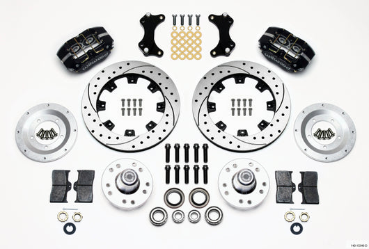 Wilwood Dynapro Dust-Boot Front Kit 12.19in Drilled WWE ProSpindle - 140-13346-D