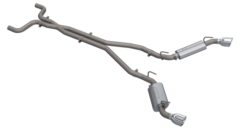 QTP 10-13 Chevrolet Camaro SS 6.2L 304SS AR3 Cat-Back Exhaust w/4.5in Tips - 600111