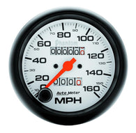 Autometer Phantom 3-3/8in 160MPH Speedometer Gauge - Mechanical Full Sweep - 5893