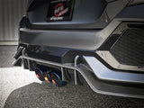 aFe Takeda 3in 304 SS Cat-Back Exhaust w/ Blue Flame Tips 2017+ Honda Civic Type R I4 2.0L (t) - 49-36616-L