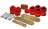 Energy Suspension Fd Rear Subframe Bush Set - Red - 4.4116R