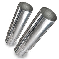 Stainless Works Straight Cut Exhaust Tips-2in ID Inlet 2in body - 710200