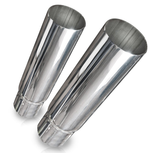 Stainless Works Straight Cut Resonator Tips 2in ID Inlet 3in Body - 771200