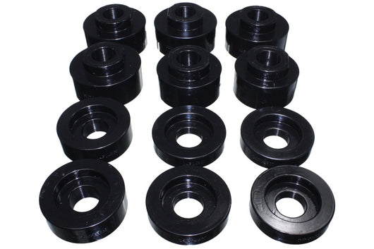 Energy Suspension 08-16 Ford F-250/F-350/F-450/F-550 Super Duty STD/Super Cab Black Body Mount Set - 4.4125G