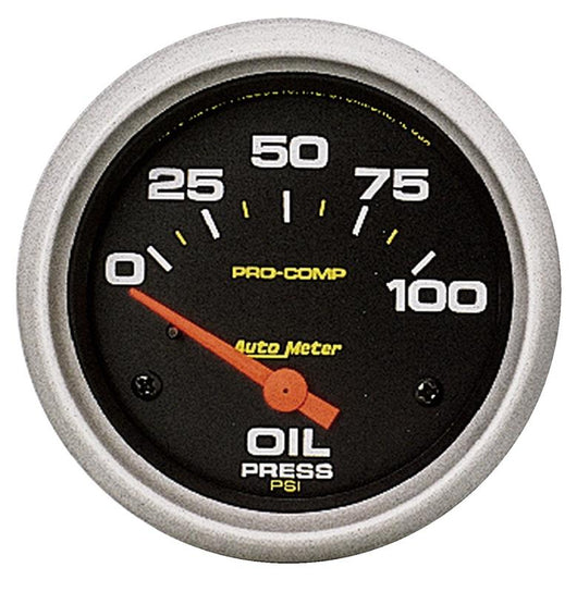 Autometer Pro Comp Short Sweep Electronic 0-100 PSI Oil Pressure Gauge - 5427