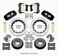 Wilwood AERO6 Front Hub Kit 15.00 Drilled 67-69 Camaro 64-72 Nova Chevelle - 140-15053-D