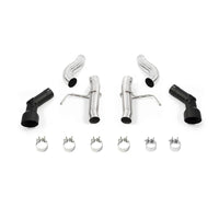 Mishimoto 2016+ Chevrolet Camaro 2.0T Dual-Tip Race Axle-Back Exhaust w/ Black Tips - MMEXH-CAM4-16ADTRBK