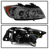 Spyder BMW E90 3-Series 06-08 Projector LED Halo Amber Reflctr Rplc Bulb Smke PRO-YD-BMWE9005-AM-SM - 5009029
