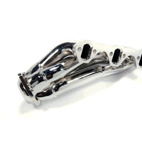 BBK 79-93 Mustang 351 Swap Shorty Unequal Length Exhaust Headers - 1-5/8 Chrome - 1511