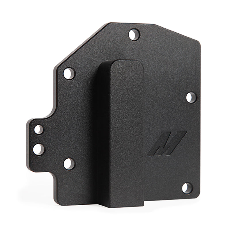 Mishimoto 2015+ Ford Mustang GT RHD Oil Cooler Block-Off Plate - Black - MMOCP-MUS8-15