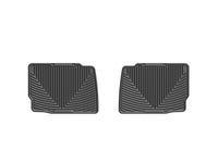 WeatherTech 13+ Ford Fusion Rear Rubber Mats - Black - W313