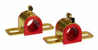 Prothane Universal 90 Deg Greasable Sway Bar Bushings - 32MM - Type B Bracket - Red - 19-1220