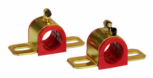 Prothane Universal 90 Deg Greasable Sway Bar Bushings - 32MM - Type B Bracket - Red - 19-1220