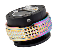 NRG Quick Release Kit - Pyramid Edition - Black Body / Neochrome Pyramid Ring - SRK-210BK/MC