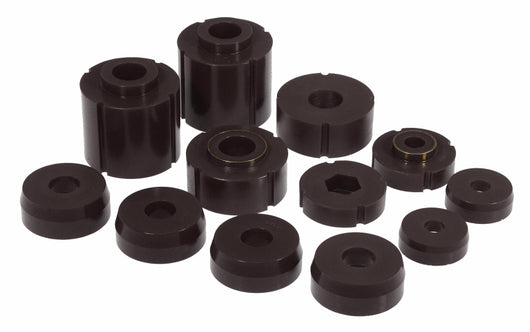 Prothane 84-88 Ford Bronco II Body Mount Kit - Black - 6-104-BL
