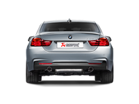 Akrapovic 16-17 BMW 340i (F30 F31) Evolution Line Cat Back (SS) w/ Carbon Tips (Req. Link Pipe) - MTP-BM/SS/2H