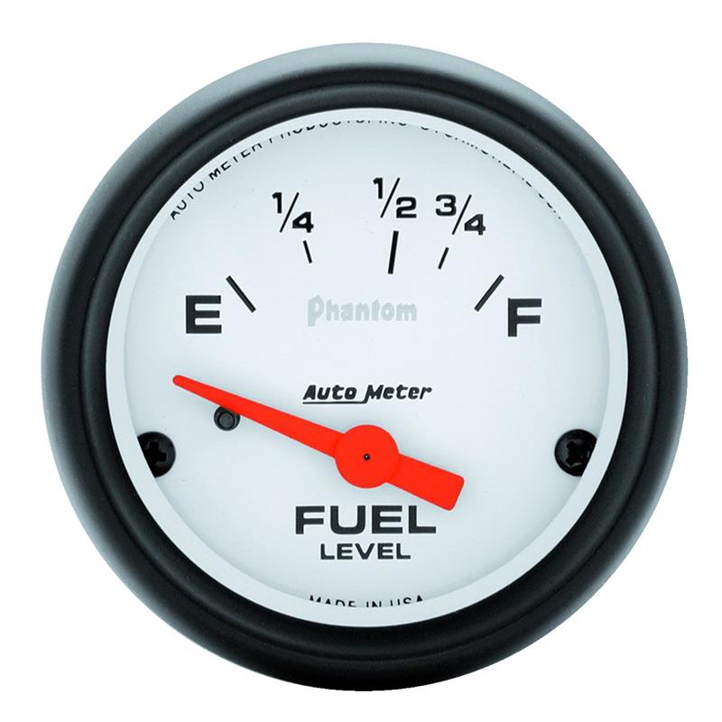 Autometer Phantom 2-1/16in Electrical Fuel Level Gauge 16-158 Ohms - 5718